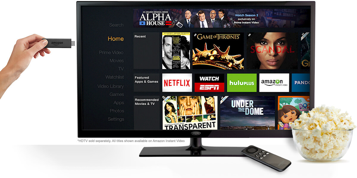 CurvedView's Amazon Fire TV Stick with Remote Control Giveaway