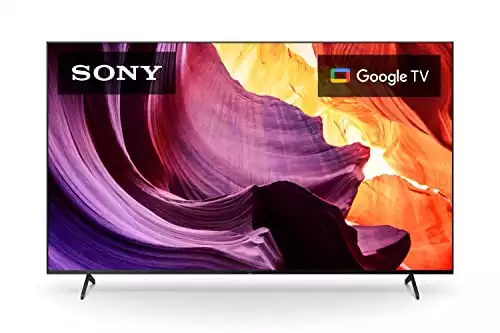 Sony 85 Inch 4K Ultra HD TV X80K Series: LED Smart Google TV with Dolby Vision HDR - 2022 Model